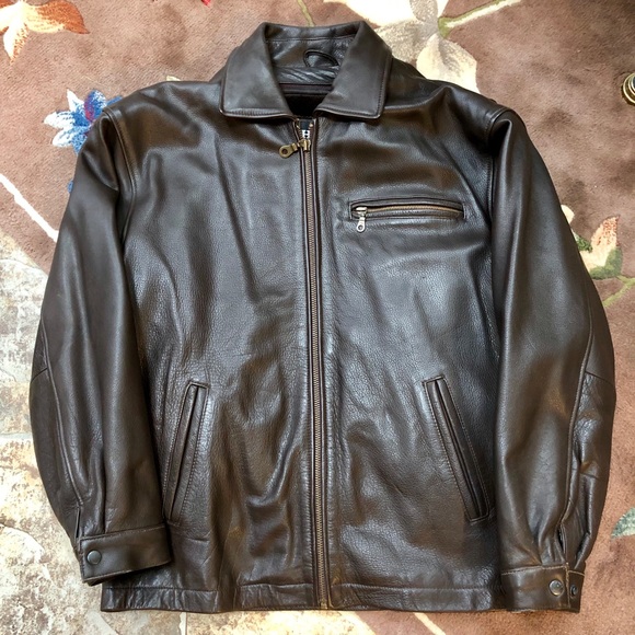 Hudson Jeans Other - Men’s Hudson Brown Leather Jacket